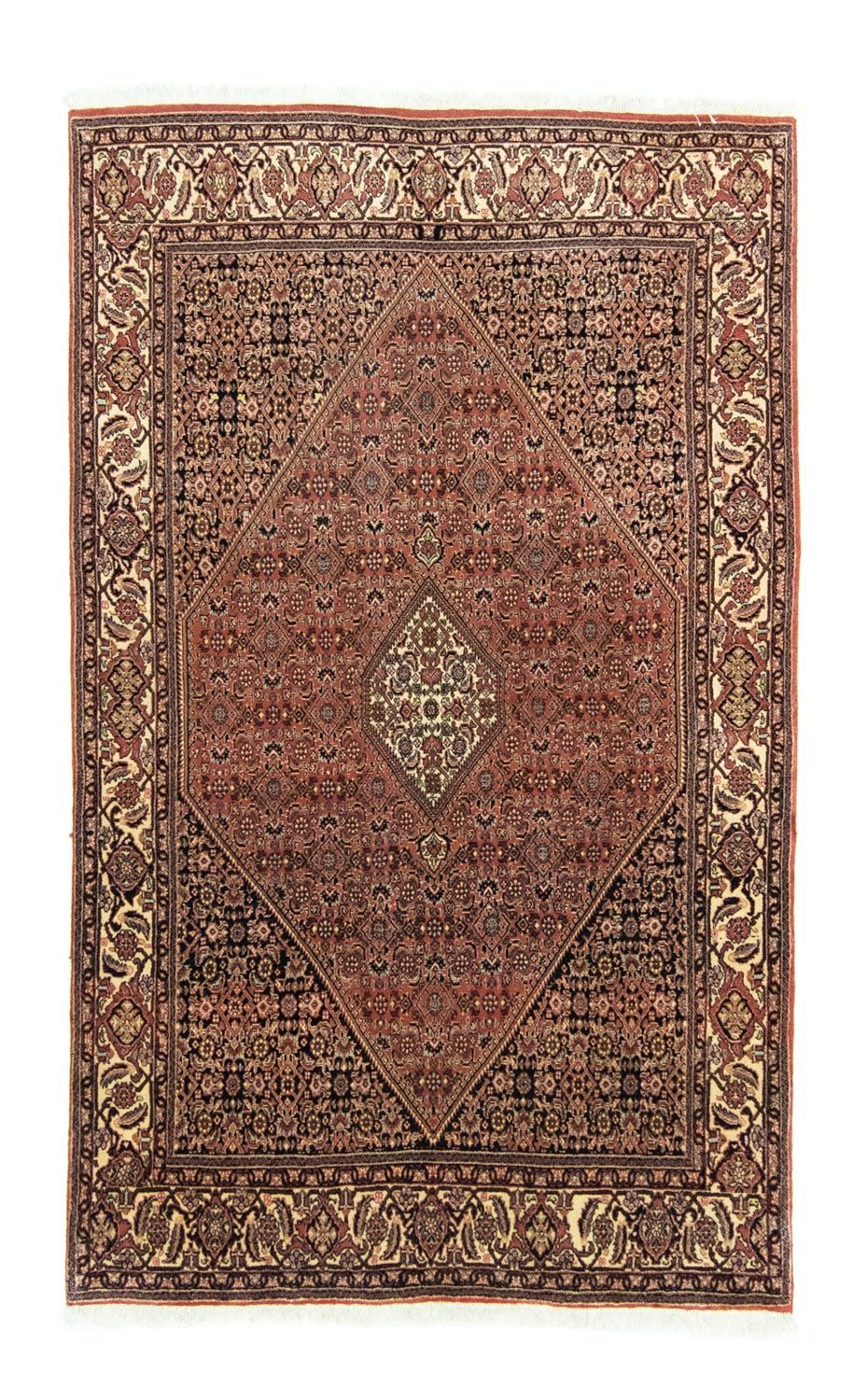 Perzisch tapijt - Bijar - 230 x 137 cm - rood