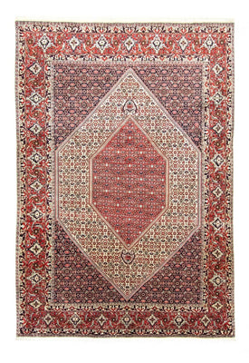 Perzisch tapijt - Bijar - 302 x 203 cm - rood
