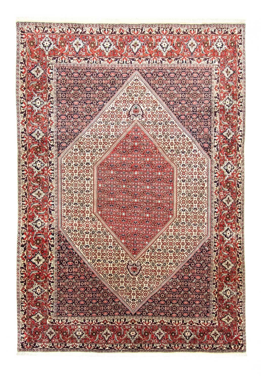 Perzisch tapijt - Bijar - 302 x 203 cm - rood
