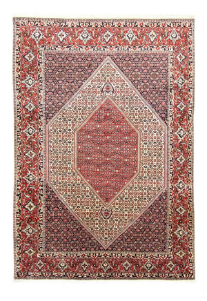 Perzisch tapijt - Bijar - 302 x 203 cm - rood