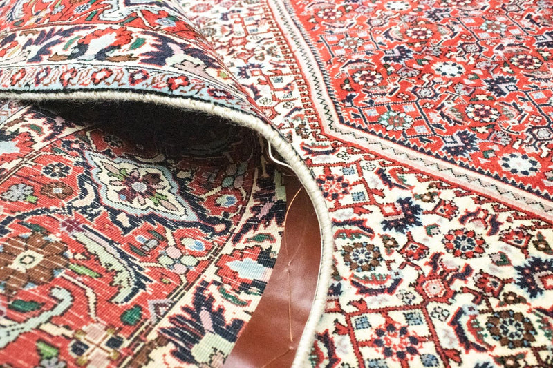 Perzisch tapijt - Bijar - 302 x 203 cm - rood