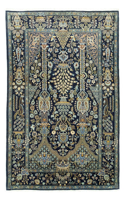 Perzisch tapijt - Tabriz - 222 x 140 cm - blauw