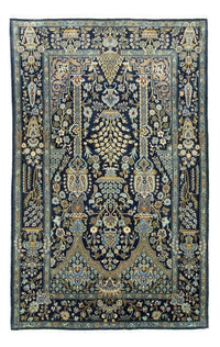 Perzisch tapijt - Tabriz - 222 x 140 cm - blauw
