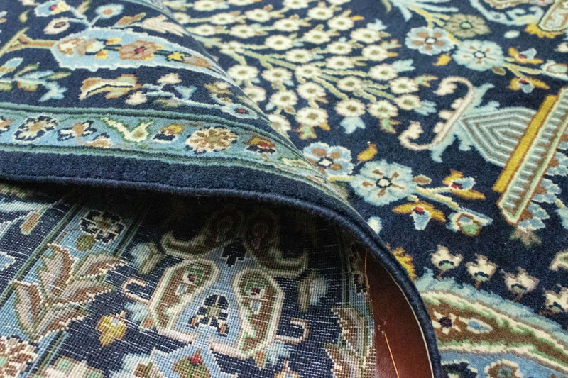 Perzisch tapijt - Tabriz - 222 x 140 cm - blauw