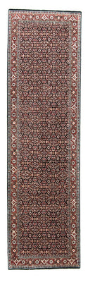 Loper Perzisch tapijt - Bijar - 298 x 84 cm - blauw