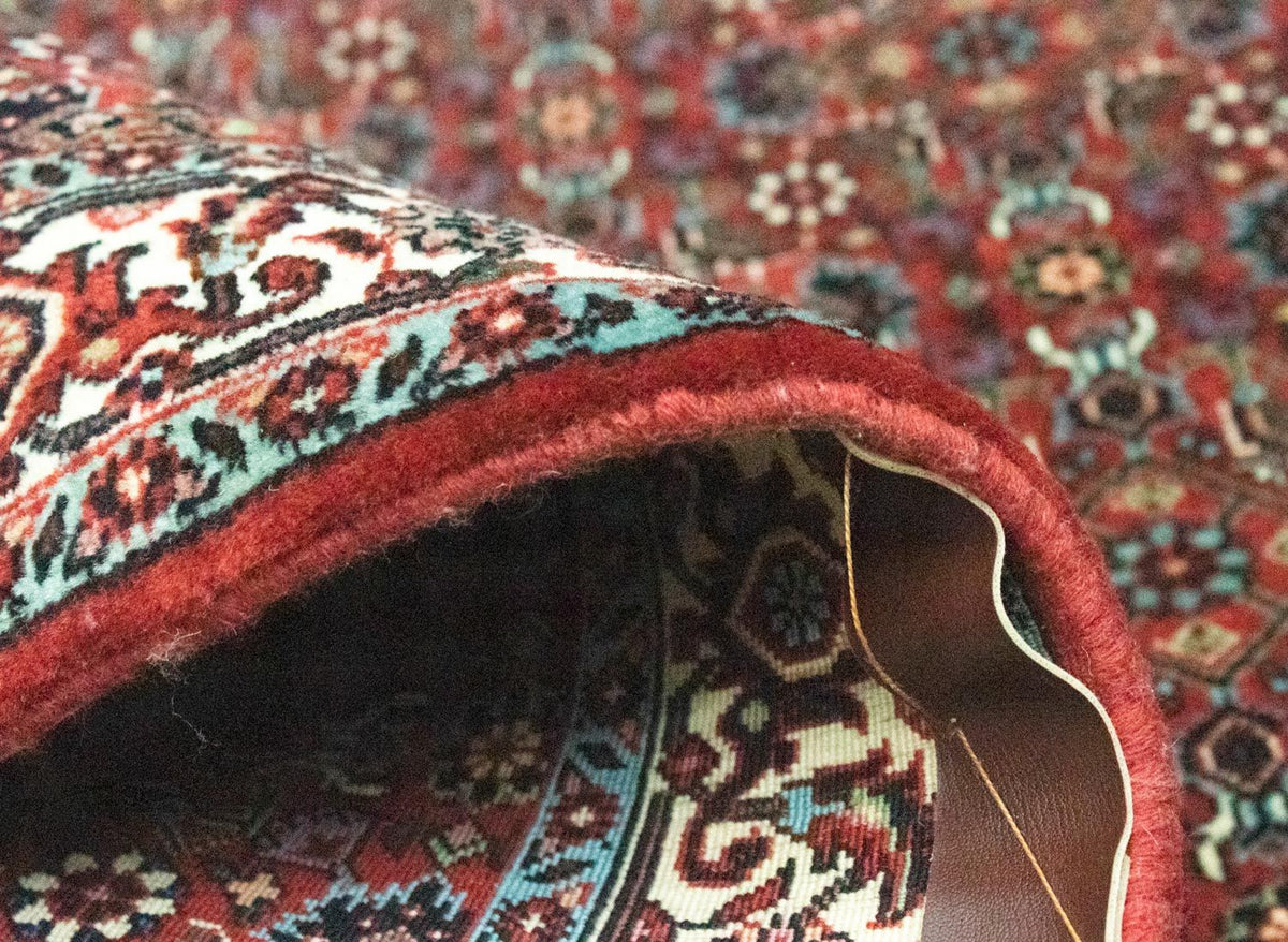 Loper Perzisch tapijt - Bijar - 297 x 90 cm - rood