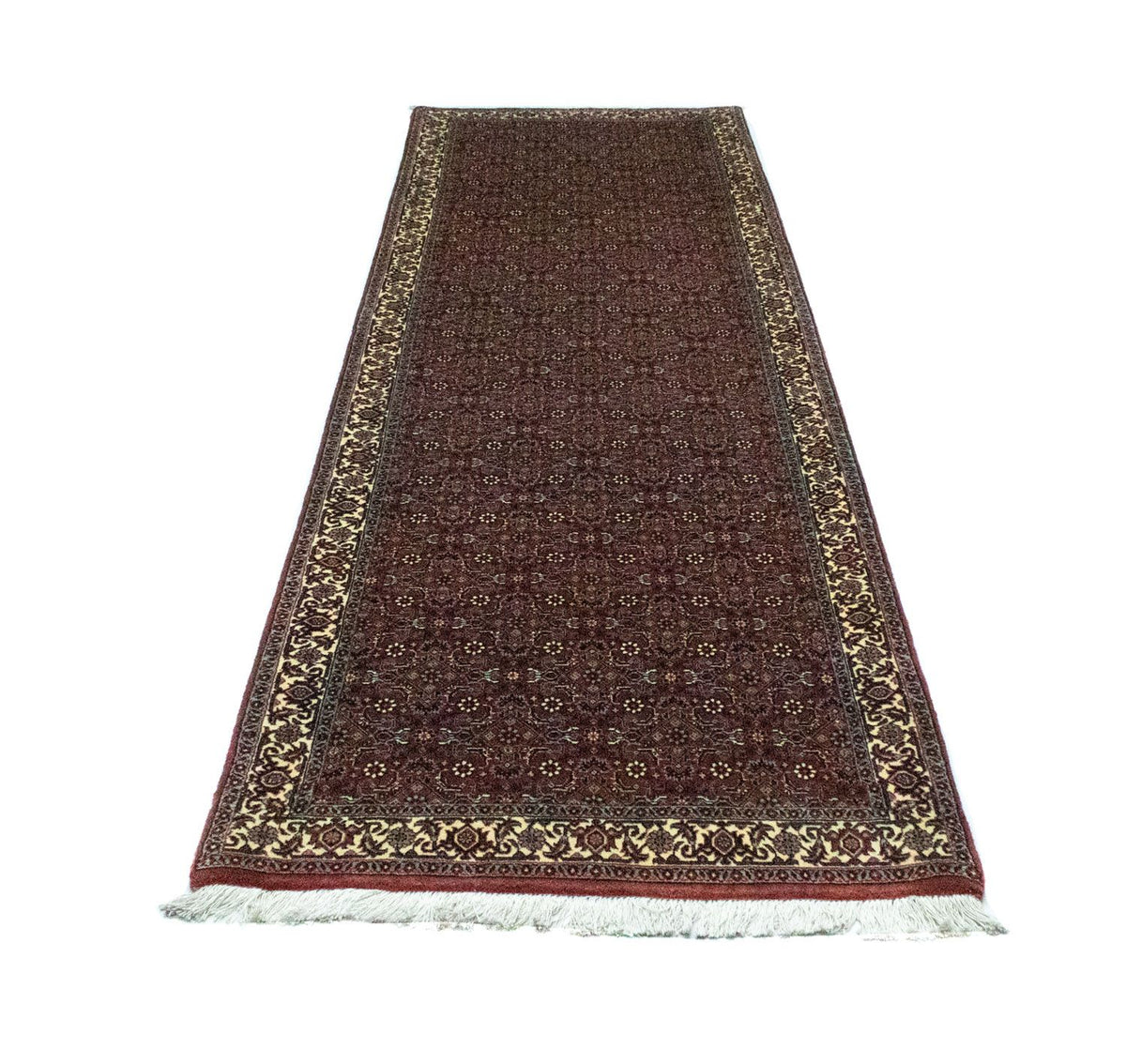 Loper Perzisch tapijt - Bijar - 297 x 90 cm - rood