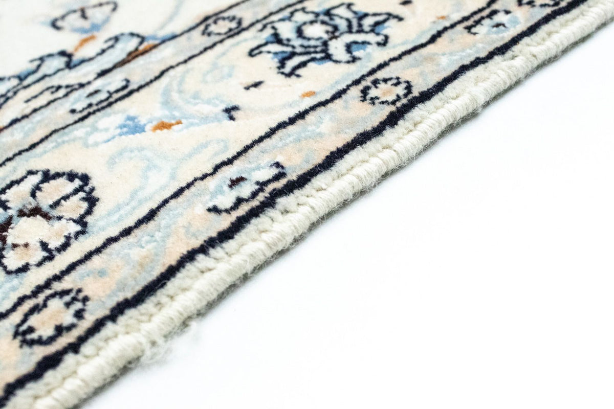 Loper Perzisch tapijt - Nain - Koninklijk - 295 x 81 cm - natuurlijk wit