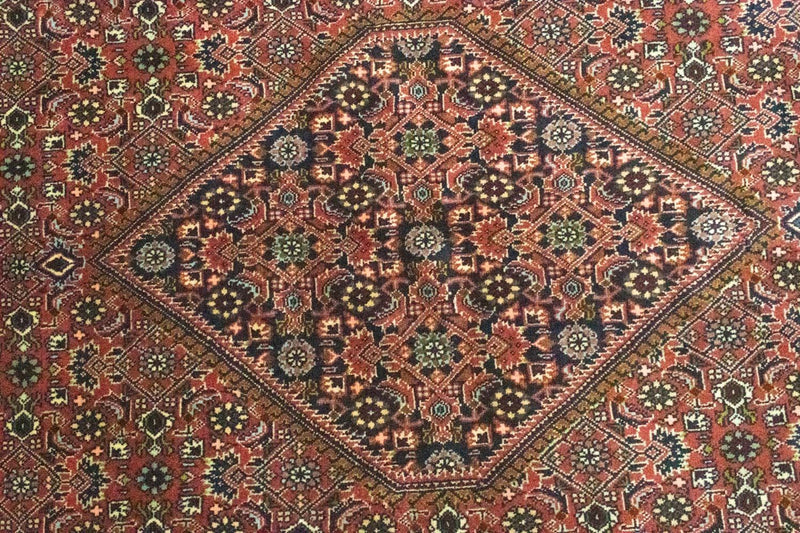 Perzisch tapijt - Bijar - 252 x 175 cm - blauw