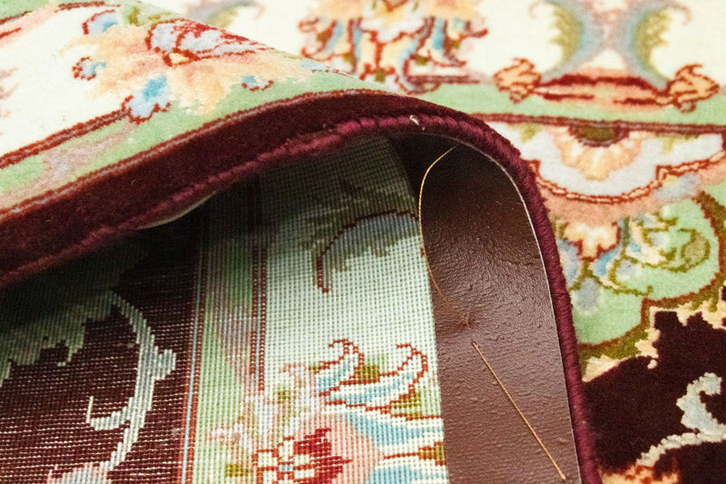 Loper Perzisch tapijt - Tabriz - Royal - 227 x 76 cm - donkerrood