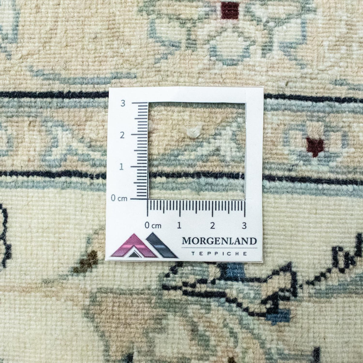 Loper Perzisch tapijt - Nain - Koninklijk - 285 x 87 cm - natuurlijk wit