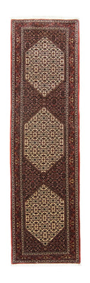 Loper Perzisch tapijt - Bijar - 298 x 83 cm - bruin