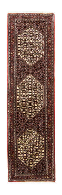 Loper Perzisch tapijt - Bijar - 298 x 83 cm - bruin