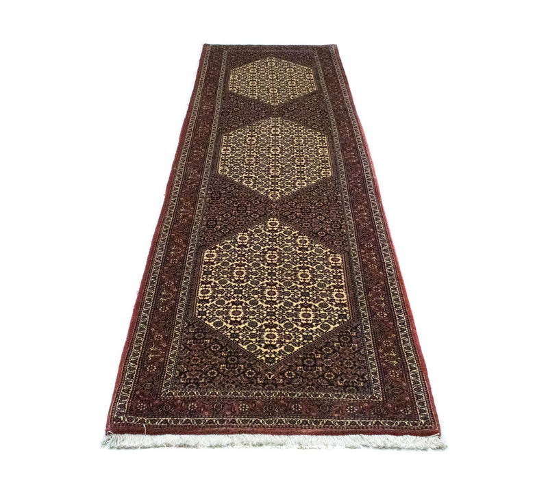 Loper Perzisch tapijt - Bijar - 298 x 83 cm - bruin