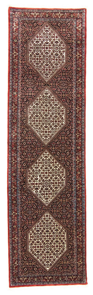 Loper Perzisch tapijt - Bijar - 294 x 83 cm - blauw