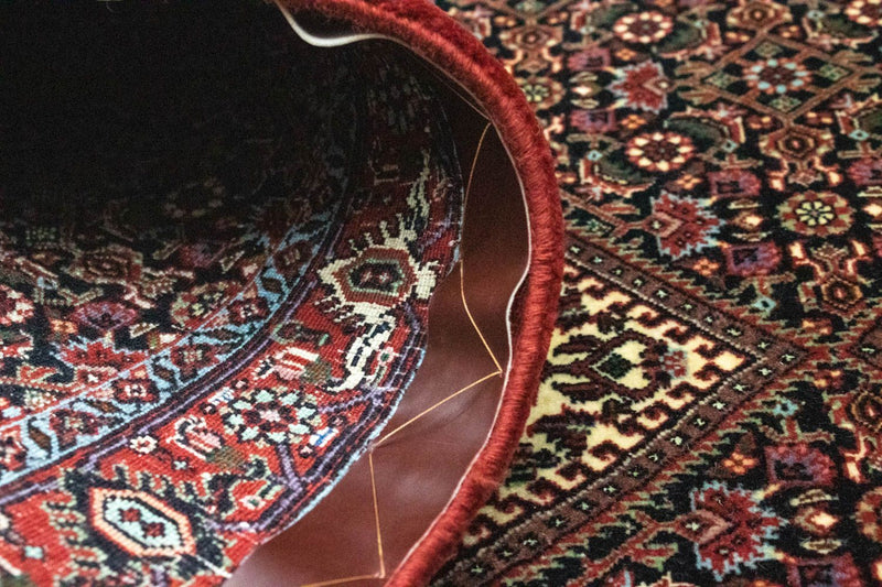 Loper Perzisch tapijt - Bijar - 294 x 83 cm - blauw