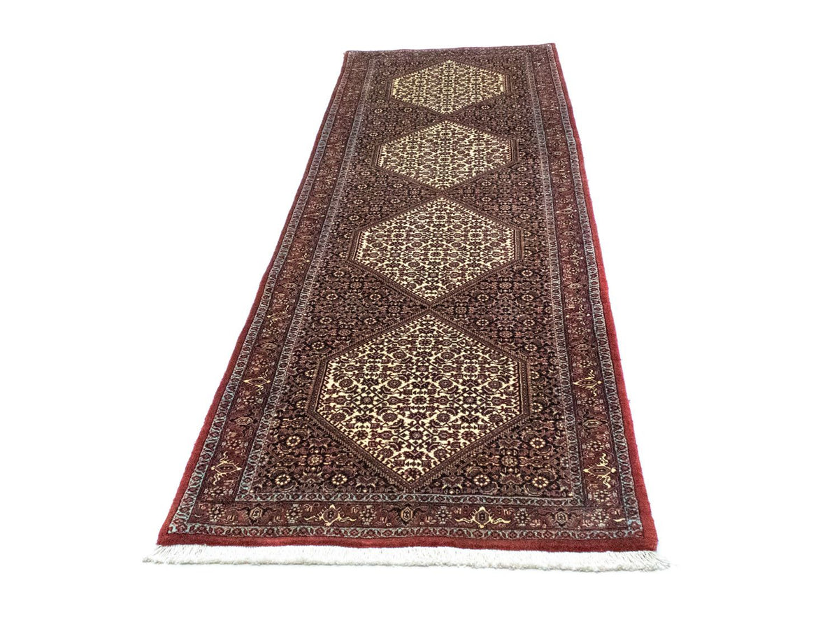 Loper Perzisch tapijt - Bijar - 294 x 83 cm - blauw