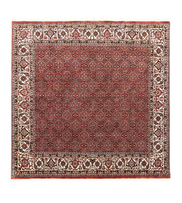 Perzisch tapijt - Bijar vierkant  - 203 x 201 cm - rood