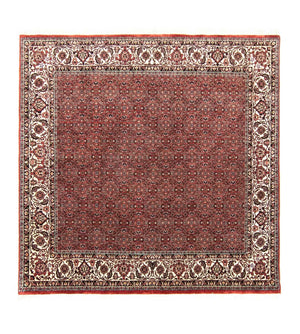 Perzisch tapijt - Bijar vierkant  - 203 x 201 cm - rood