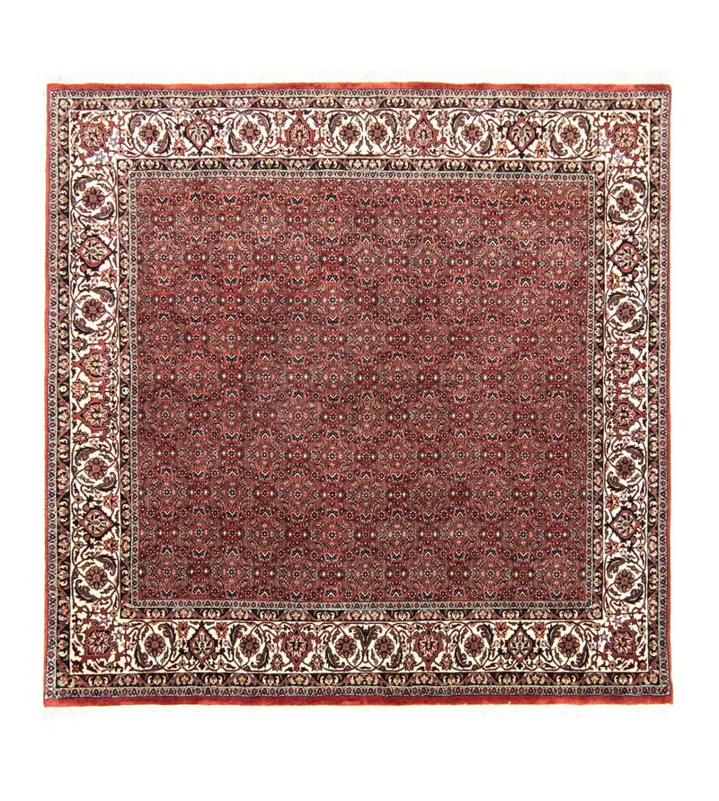 Perzisch tapijt - Bijar vierkant  - 203 x 201 cm - rood