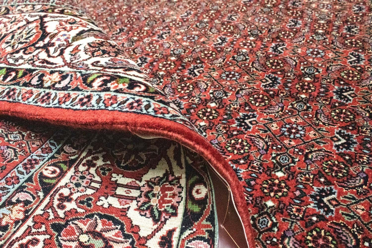 Perzisch tapijt - Bijar vierkant  - 203 x 201 cm - rood