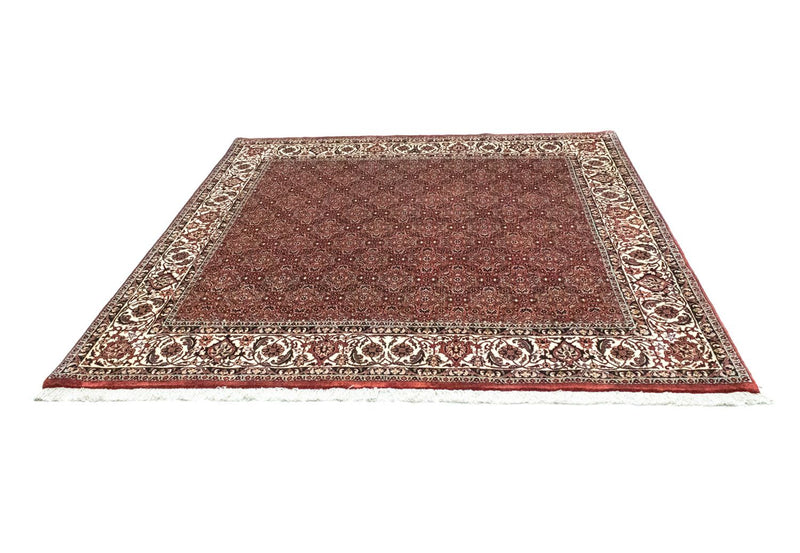 Perzisch tapijt - Bijar vierkant  - 203 x 201 cm - rood