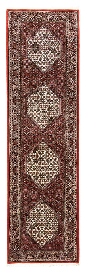 Loper Perzisch tapijt - Bijar - 317 x 88 cm - rood