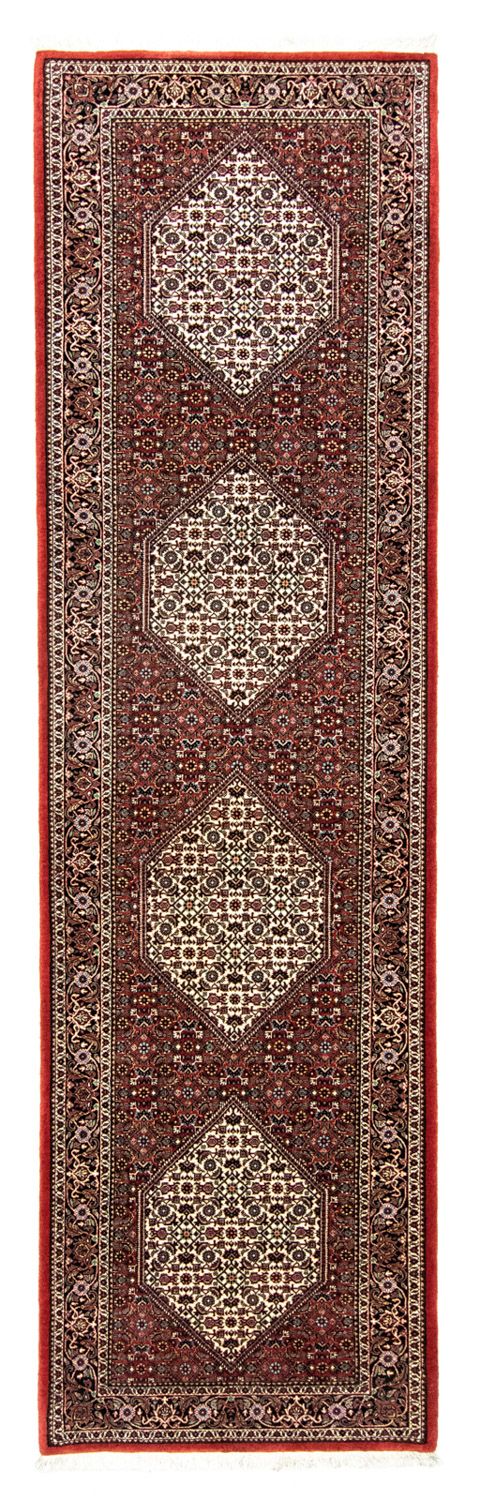 Loper Perzisch tapijt - Bijar - 317 x 88 cm - rood