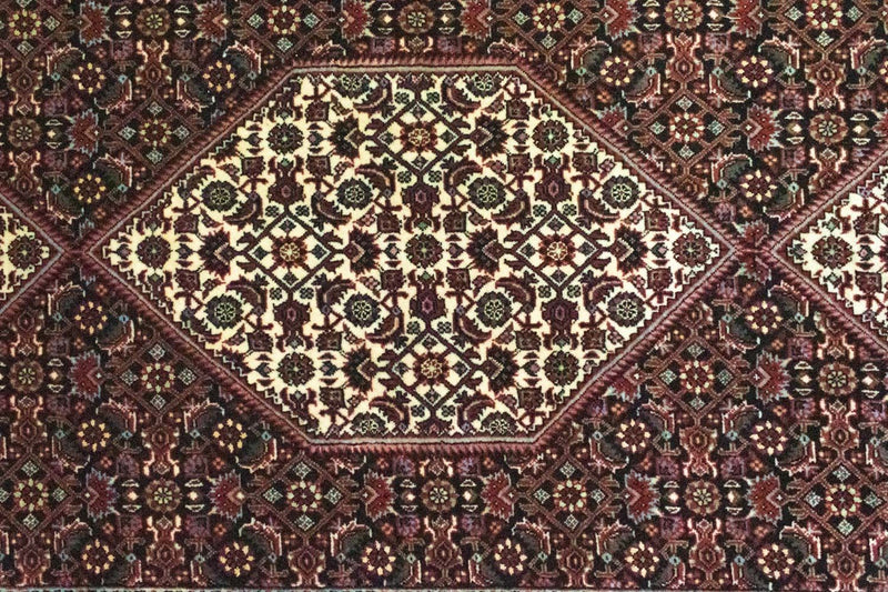 Loper Perzisch tapijt - Bijar - 327 x 83 cm - zwart