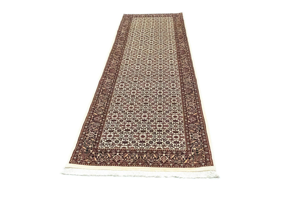 Loper Perzisch tapijt - Bijar - 288 x 85 cm - beige