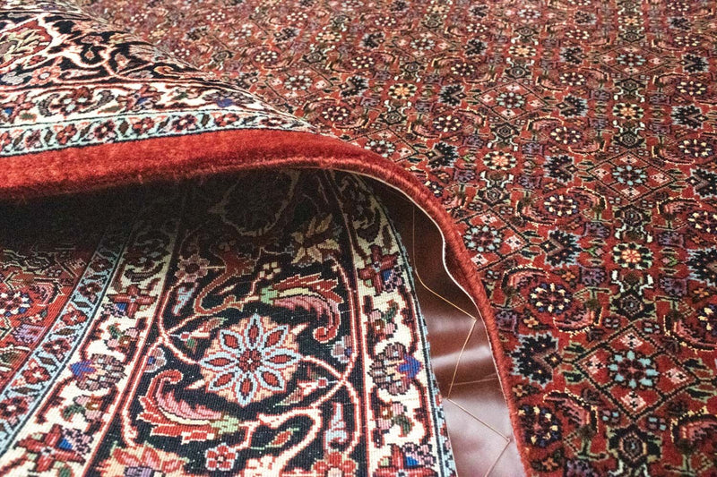 Perzisch tapijt - Bijar vierkant  - 210 x 210 cm - rood
