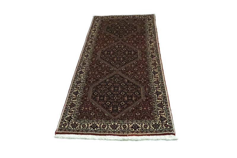 Loper Perzisch tapijt - Bijar - 200 x 76 cm - rood