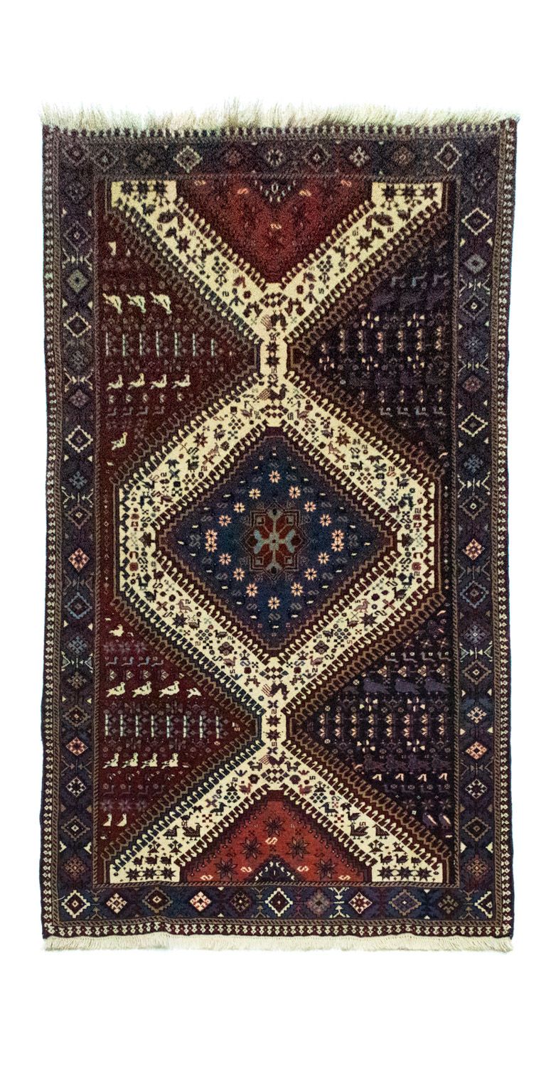 Loper Perzisch Tapijt - Nomadisch - 190 x 100 cm - blauw