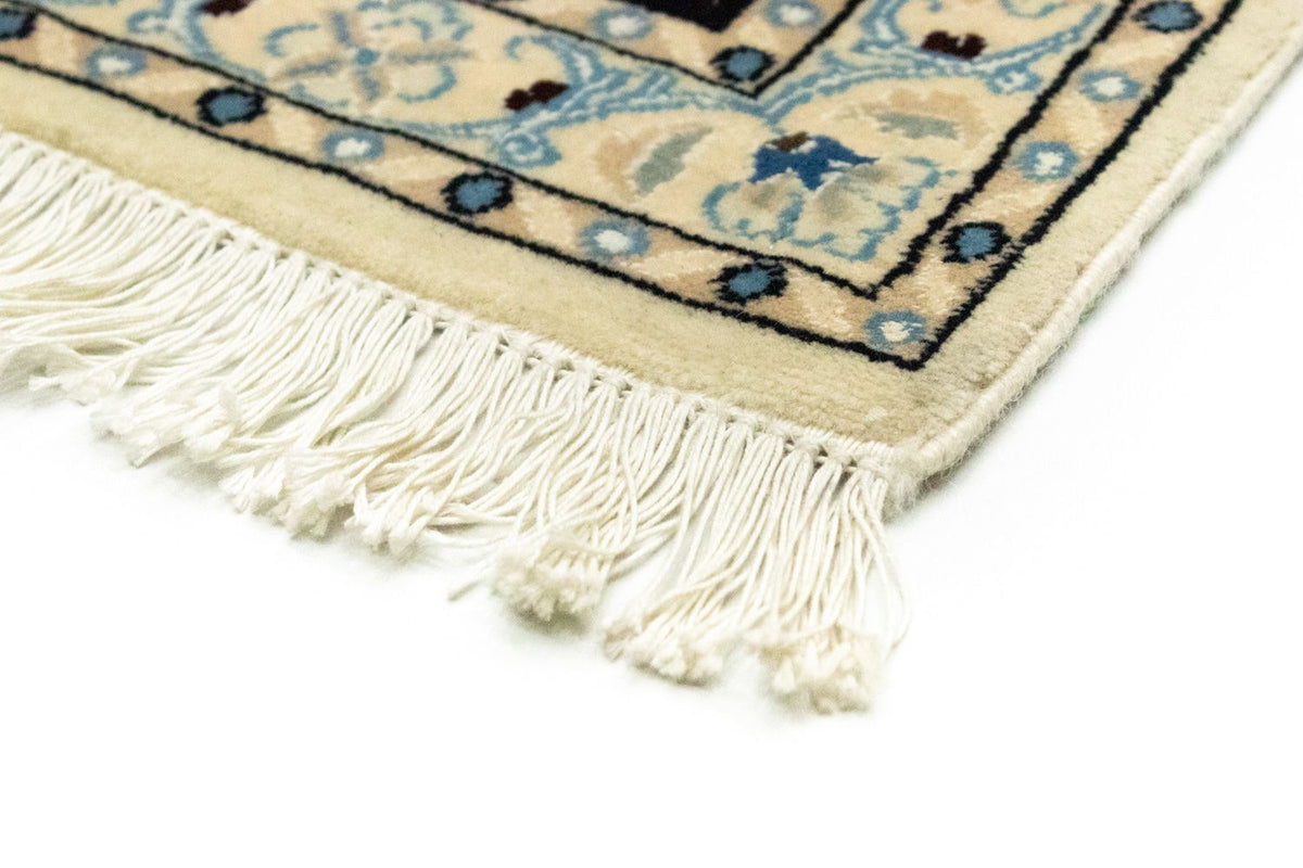 Loper Perzisch tapijt - Nain - 215 x 57 cm - donkerblauw