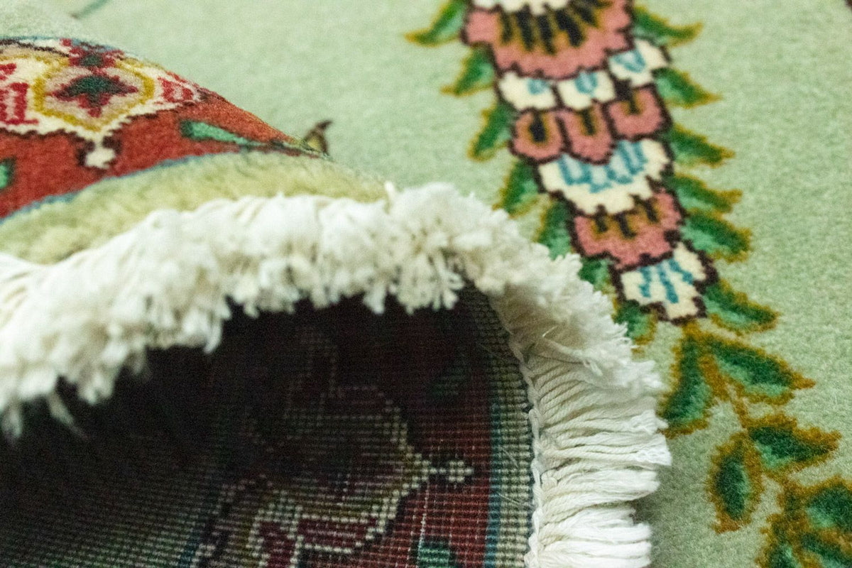 Perzisch tapijt - Tabriz - Royal - 83 x 62 cm - groen