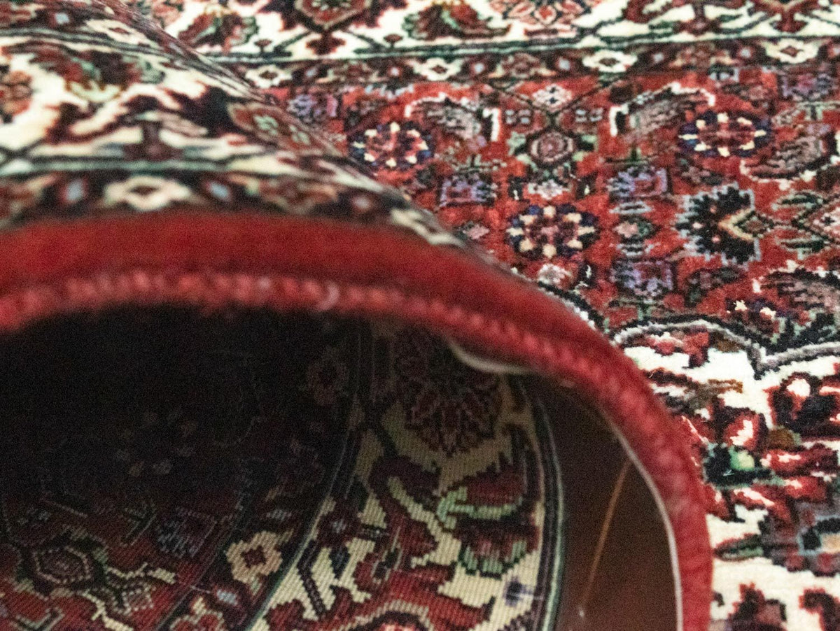 Loper Perzisch tapijt - Bijar - 340 x 88 cm - rood