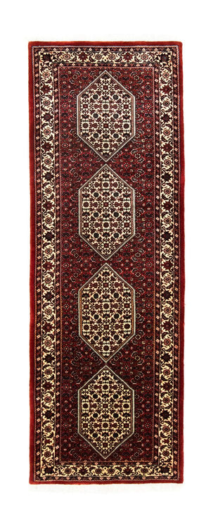 Loper Perzisch tapijt - Bijar - 226 x 75 cm - rood