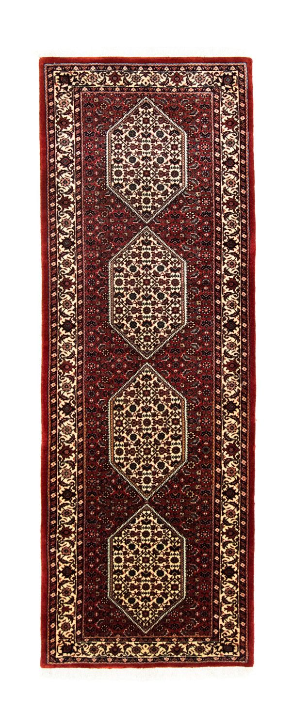 Loper Perzisch tapijt - Bijar - 226 x 75 cm - rood