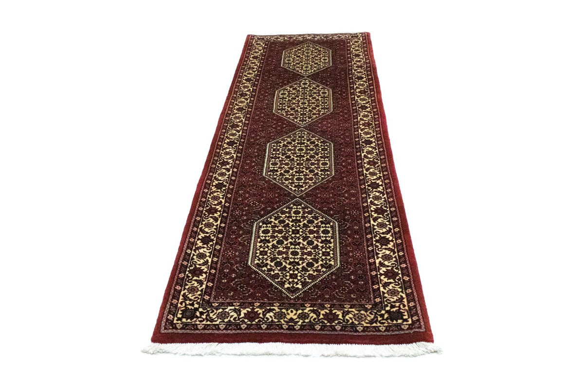 Loper Perzisch tapijt - Bijar - 226 x 75 cm - rood