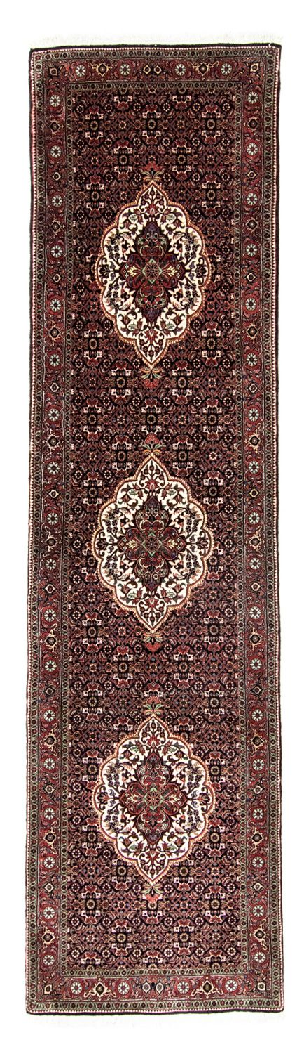 Loper Perzisch tapijt - Bijar - 309 x 80 cm - blauw