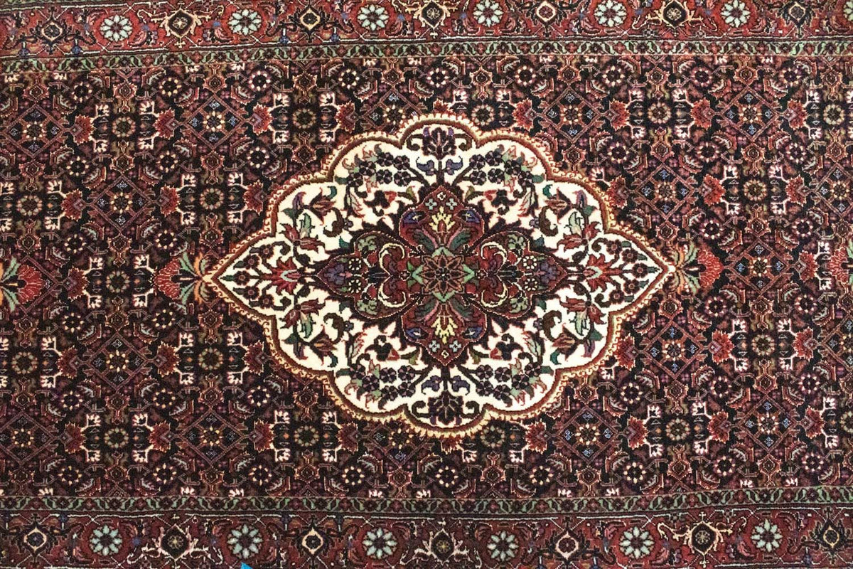 Loper Perzisch tapijt - Bijar - 309 x 80 cm - blauw