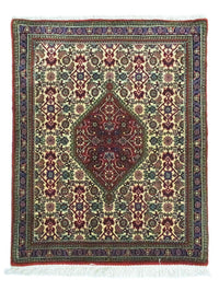 Perzisch tapijt - Bijar - 89 x 72 cm - beige