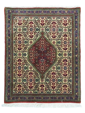 Perzisch tapijt - Bijar - 89 x 72 cm - beige