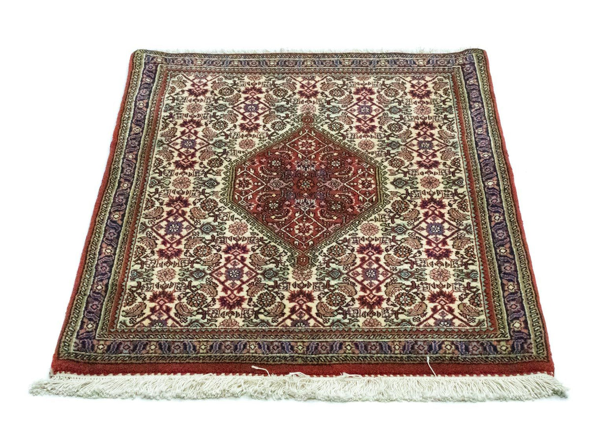 Perzisch tapijt - Bijar - 89 x 72 cm - beige