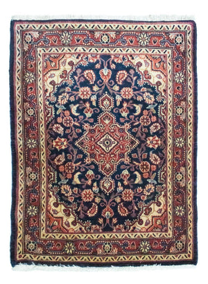 Perzisch tapijt - Klassiek - 92 x 70 cm - blauw