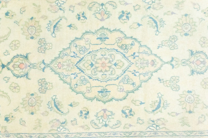 Loper Perzisch tapijt - Nain - 250 x 72 cm - natuurlijk wit