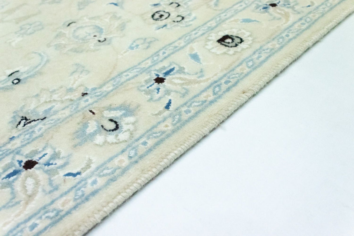 Loper Perzisch tapijt - Nain - 207 x 68 cm - natuurlijk wit