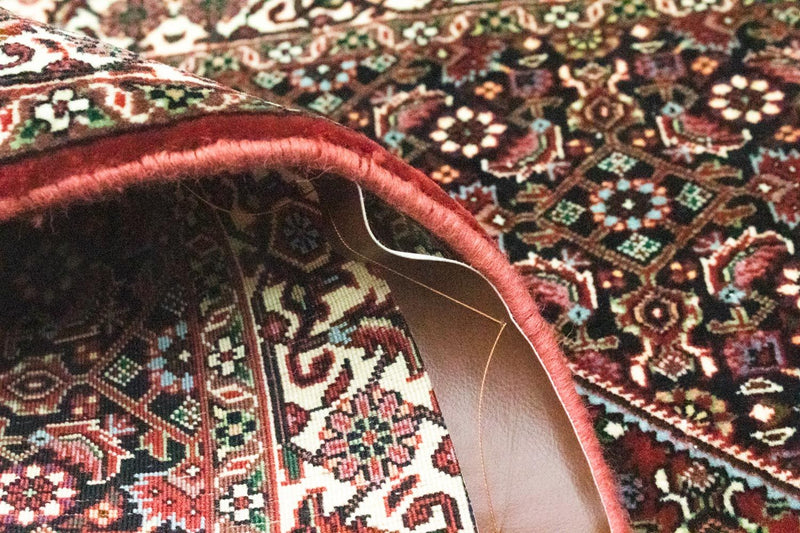 Loper Perzisch tapijt - Bijar - 216 x 85 cm - donkerrood