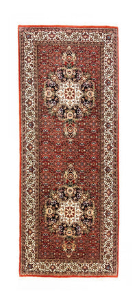 Loper Perzisch tapijt - Bijar - 216 x 85 cm - rood