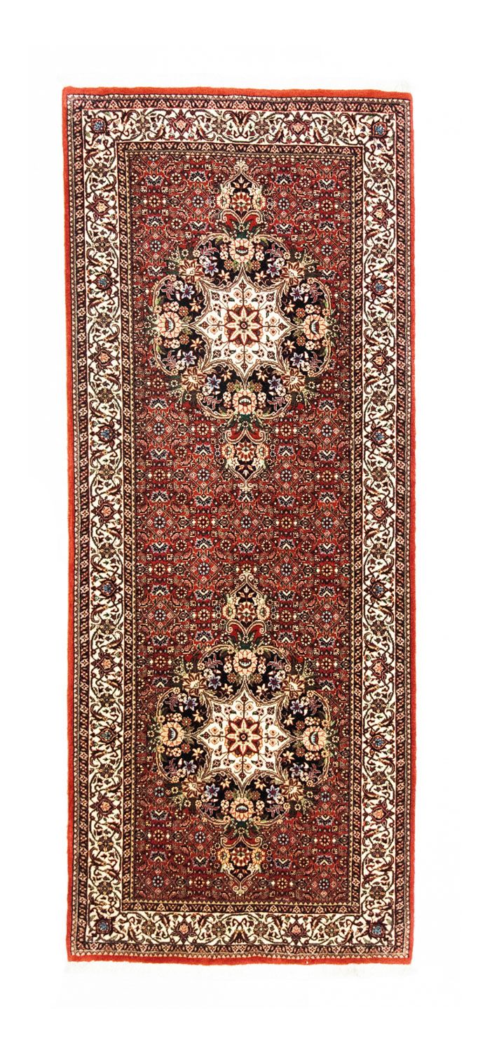 Loper Perzisch tapijt - Bijar - 216 x 85 cm - rood